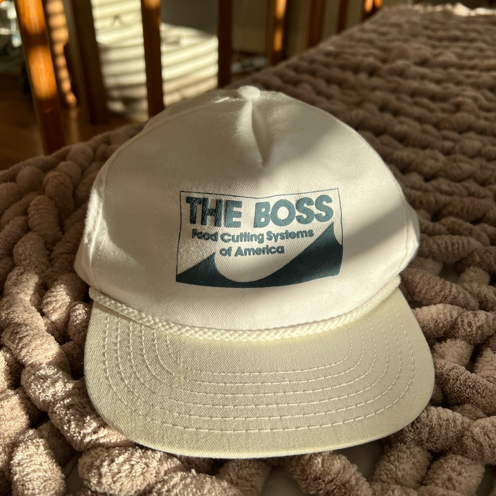 VTG “The Boss” White Cap